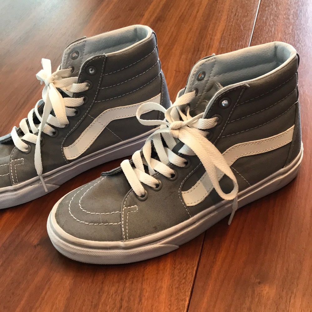 NEW Grey Vans Sk8-hi Women’s 7